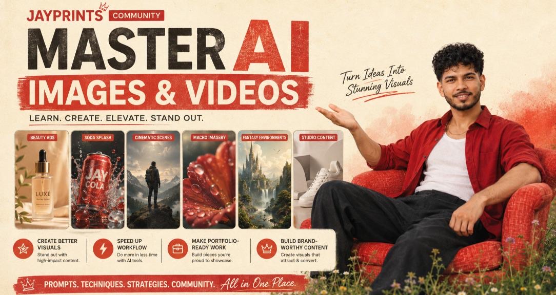 JAYPRINTS AI Mastery community — master AI images and videos